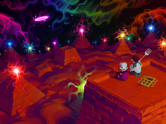 March - Land of Pyramids and Neon (by Xamag)