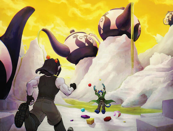 February - Land of Little Cubes and Tea (by ClockworkReapers)